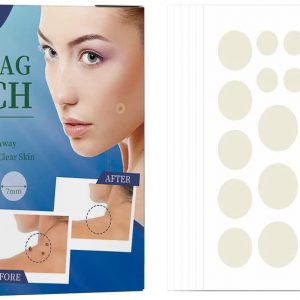 Skin Tag Remover, 144Pcs Fast Pimple Patches, Acne Spot Patch Invisible Hydrocolloid Patches Herbal Condensed Patch For Wart, Small, Large Pimples, Acne, Dots For Spot For Face And Body (7,10,12mm)